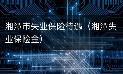 湘潭市失业保险待遇（湘潭失业保险金）