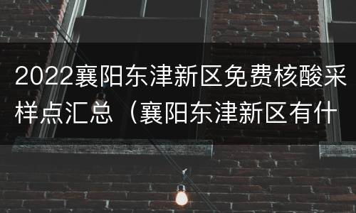 2022襄阳东津新区免费核酸采样点汇总（襄阳东津新区有什么好玩的）