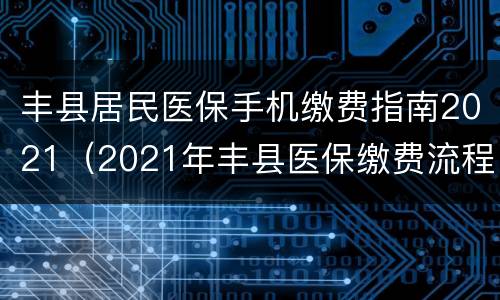 丰县居民医保手机缴费指南2021（2021年丰县医保缴费流程）