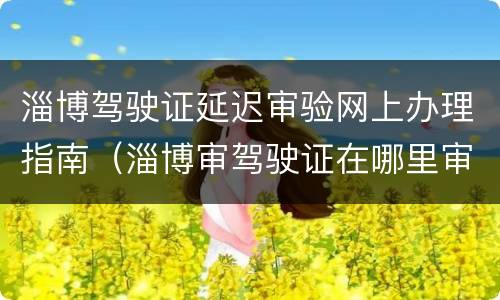 淄博驾驶证延迟审验网上办理指南（淄博审驾驶证在哪里审）