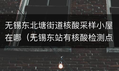 无锡东北塘街道核酸采样小屋在哪（无锡东站有核酸检测点吗）