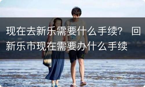 现在去新乐需要什么手续？ 回新乐市现在需要办什么手续