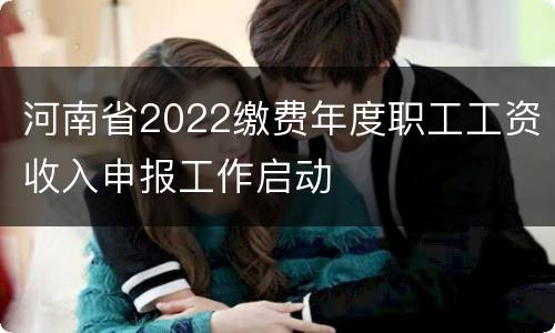 河南省2022缴费年度职工工资收入申报工作启动