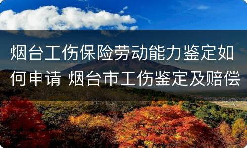 烟台工伤保险劳动能力鉴定如何申请 烟台市工伤鉴定及赔偿标准