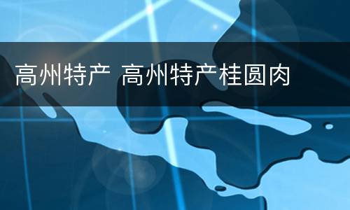 高州特产 高州特产桂圆肉