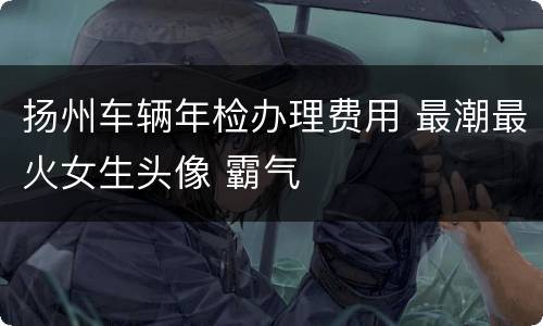 扬州车辆年检办理费用 最潮最火女生头像 霸气