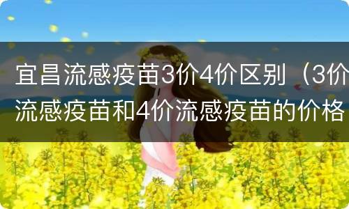宜昌流感疫苗3价4价区别（3价流感疫苗和4价流感疫苗的价格是多少）
