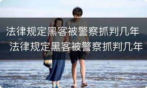 法律规定黑客被警察抓判几年 法律规定黑客被警察抓判几年徒刑