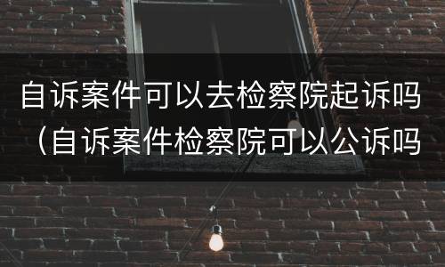 自诉案件可以去检察院起诉吗（自诉案件检察院可以公诉吗）