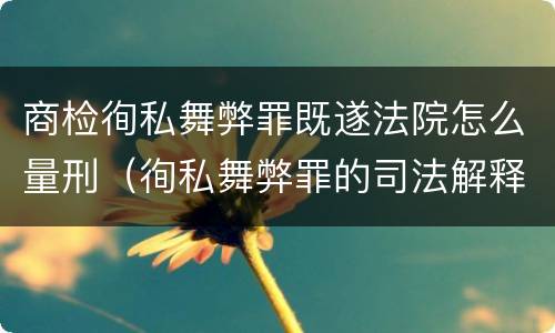 商检徇私舞弊罪既遂法院怎么量刑（徇私舞弊罪的司法解释）