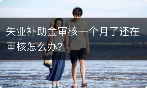 失业补助金审核一个月了还在审核怎么办？