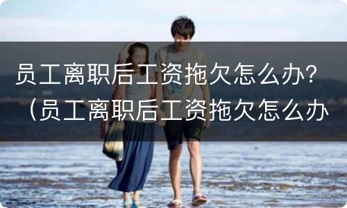 员工离职后工资拖欠怎么办？（员工离职后工资拖欠怎么办理）