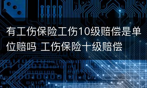 有工伤保险工伤10级赔偿是单位赔吗 工伤保险十级赔偿