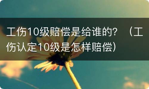 工伤10级赔偿是给谁的？（工伤认定10级是怎样赔偿）