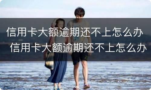 信用卡大额逾期还不上怎么办 信用卡大额逾期还不上怎么办呢