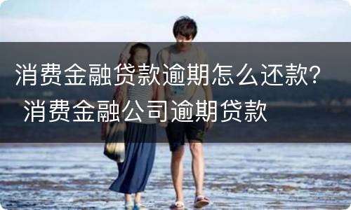 消费金融贷款逾期怎么还款？ 消费金融公司逾期贷款