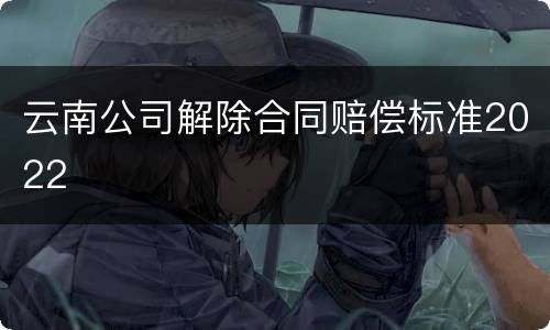 云南公司解除合同赔偿标准2022