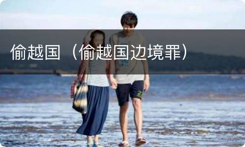 偷越国（偷越国边境罪）