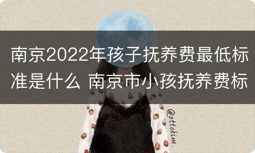 南京2022年孩子抚养费最低标准是什么 南京市小孩抚养费标准