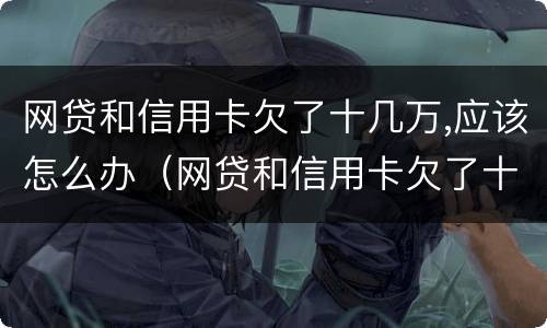 网贷和信用卡欠了十几万,应该怎么办（网贷和信用卡欠了十几万,应该怎么办?）