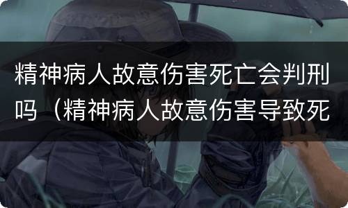 精神病人故意伤害死亡会判刑吗（精神病人故意伤害导致死亡）
