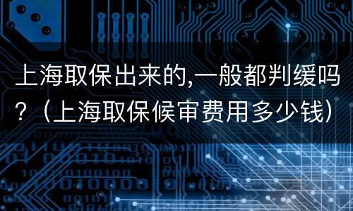 上海取保出来的,一般都判缓吗?（上海取保候审费用多少钱）