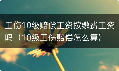 工伤10级赔偿工资按缴费工资吗（10级工伤赔偿怎么算）